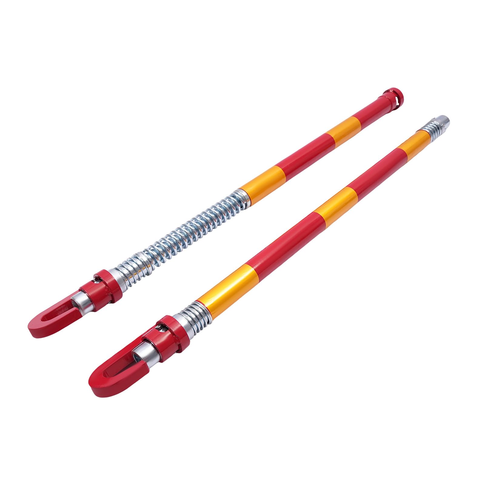 Barre de remorquage avec tampon à ressort, capacité de charge 3T / 5T / 8T - Câble de remorquage - Aide routière - Longueur de remorquage pour attelage de remorque de voiture et camion (8
