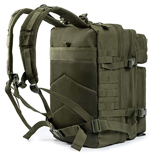 Image of QT&QY 45L Military Tactical Backpacks Molle Army Assault Pack 3 Day Bug Out Bag Hiking Treeking Rucksack