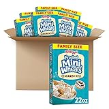 Kellogg's Frosted Mini Wheats, Breakfast Cereal, Cinnamon Roll, High Fiber Food, Family Size, 11lb...