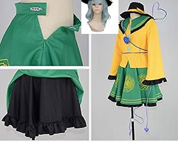 Amazon.co.jp: 古明地こいし コスプレ衣装 +ウィッグ 豪華