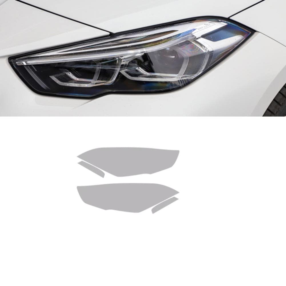 2 Pcs Voiture Phare Teinte Fumée Noir Film De Protection Protection Transparent TPU Autocollant Accessoire, pour BMW Série 1 F40 M135i 118 2 Pcs Voiture Phare Teinte Fumée Noir Film De Protection Protection Transparent TPU Autocollant Accessoire, pour BMW Série 1 F40 M135i 118