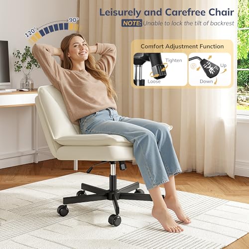 DurayLoly Criss Cross Chair w/ Wheels, 300-Lb Capacity 47.99 w/ Code + 40% Off Code NOOZEN49 - image 3