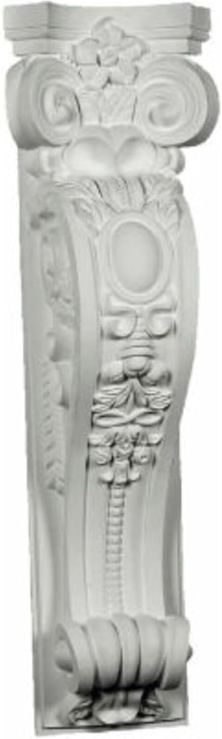 Ekena Millwork SUR09X29X06CL Classic Fireplace Surrounds, 9 7/8"W x 29 1/2"H, Primed