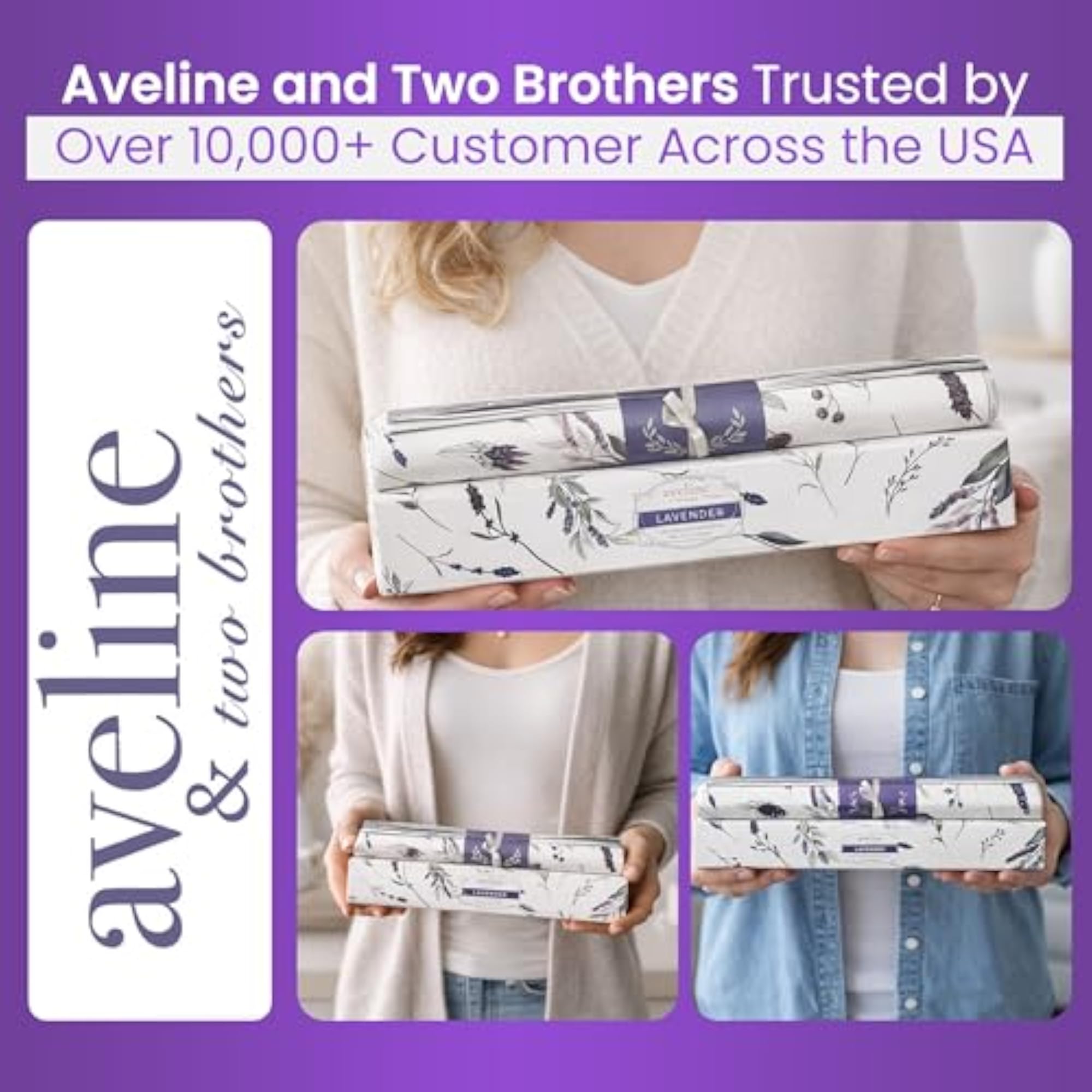 8X Lavender Scented Drawer Liners, Ideal for Home Organization