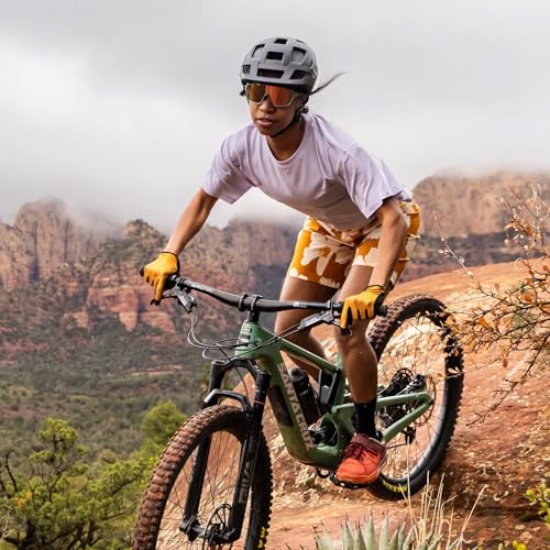 Wild Rye Short feminino Riley, short de bicicleta leve BTT, FPS 50, costura interna de 25,4 cm e bol