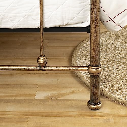 South Shore Prairie Metal Platform Bed, Queen, Bronze #TOP5