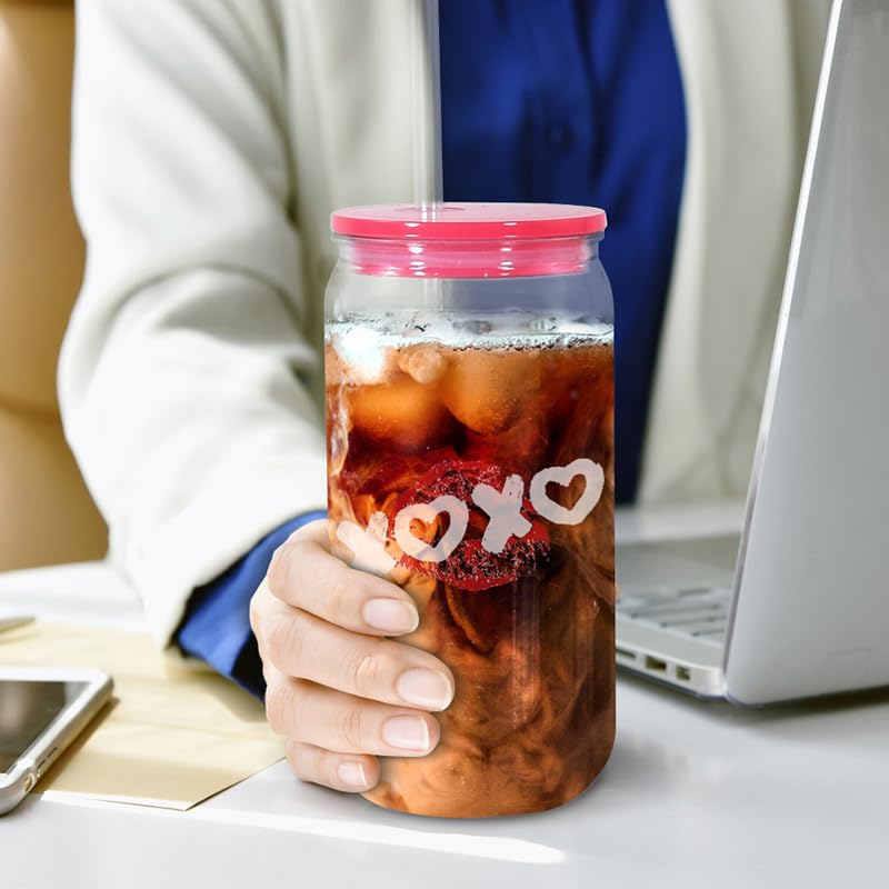 Amazon.com: 50 Pack 16 oz Acrylic Mason Jar Cups, Plastic Mason Jars with  Lids and Straws Clear Iced Coffee Cups Drinking Jar Tumblers for Party Beer  Soda Tea Juice Matcha (colorful lid-50