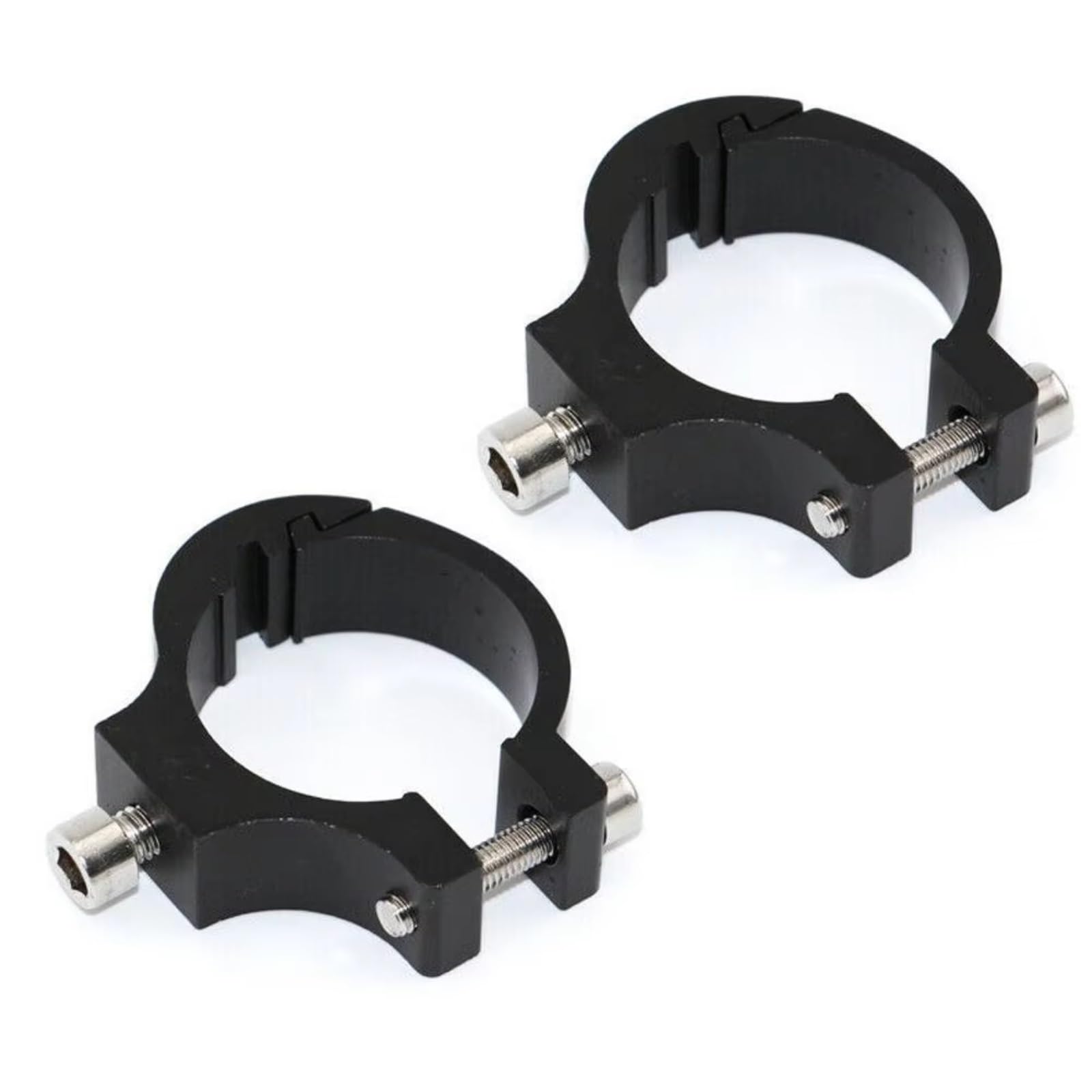 Kangboz One Color Motorbike Lights Brackets Universal 2Pcs Motorcycle Headlight Bracket Tube Fork Spotlight Holder Clamp Mounting Handlebar Kit Modification Replacement