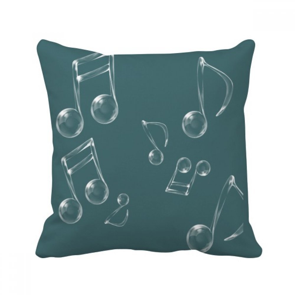 Coussin de musique carré 40x40 oreiller décoration canapé multicolore