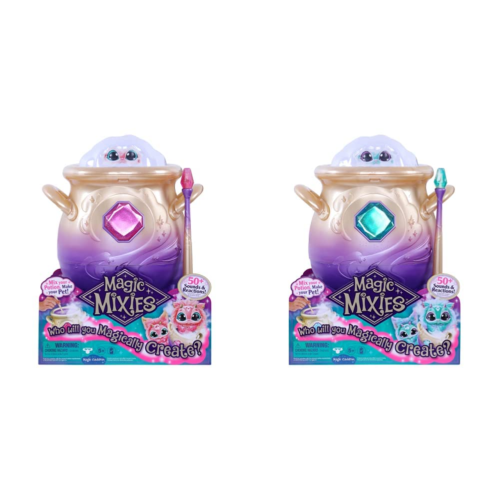 Magic Mixies - Magical Misting Cauldron with Interactive 20cm Pink 