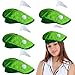 Funny Golf Hat Golf Party Costume Accessories Novelty Golfer Beret Hat with Golf Ball Flag for Golf Party Supplies (4 Set)