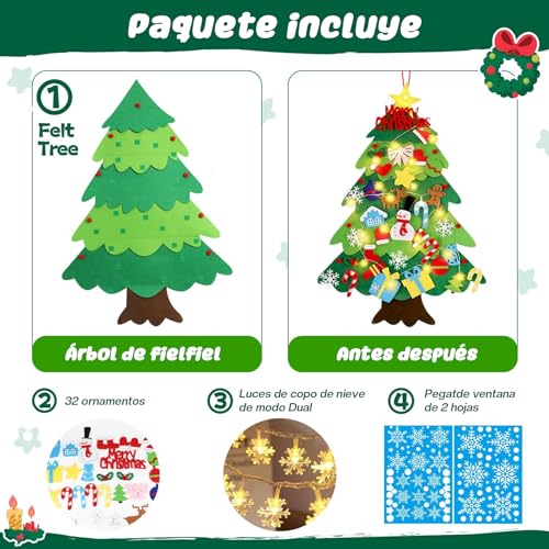 La Mejor review de Decoración con luces para árbol de Navidad Top diez. 36 Imagen adicional