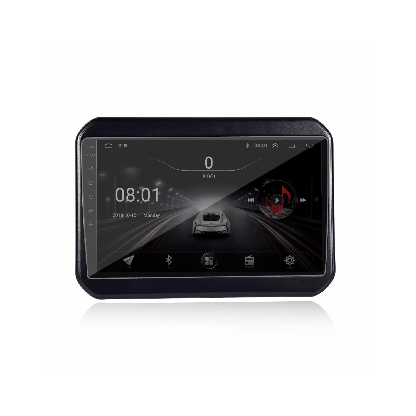 AUTO SNAP 9 Inches 22cm Touch Screen Android 12 Gorilla Glass IPS Display Car Stereo with 2GB RAM/16 GB ROM GPS/Wi-Fi/Navigation/Steering Wheel Controls Mirror Link Compatible for Maruti Suzuki Ignis