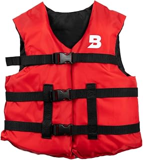 BLUESTORM Universal General Boating Life Jacket for Adults | US Coast Guard (USCG) Approved Type 3 Universal Foam Life Vest Preserver (PFD)