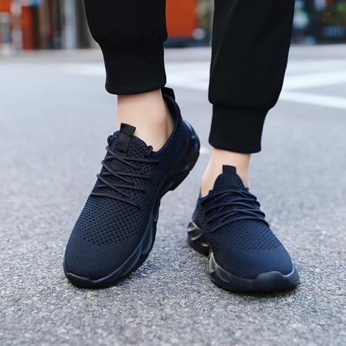 Image of FUJEAK Men Running Shoes Men Casual Breathable Walking Shoes Sport Athletic Sneakers Gym Tennis Slip On Comfortable Lightweight Shoes