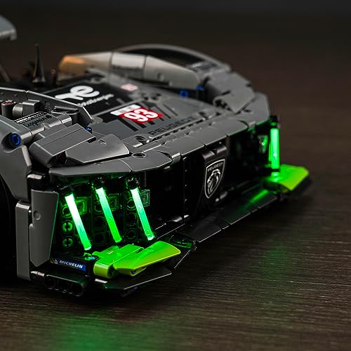 Led Light Kit for Lego Technic Peugeot 9X8 24H Le Mans Hybrid Hypercar 42156 - Image 4