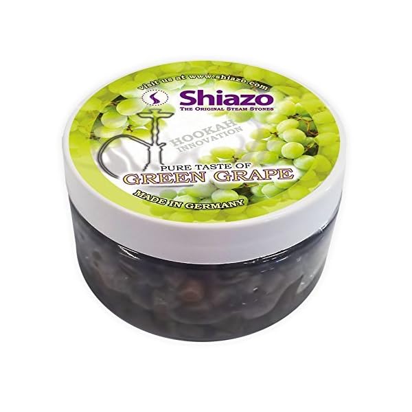 Green Apple Shiazo Shisha Steam Stones Shisha Hookah Sheesha Huka Flavours NON TOBACCO 100g by Shiazo