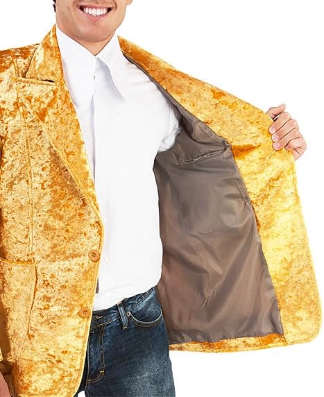 Men's Vintage 70s Velvet Suit Slim Fit Blazer Jacket for Weddings,Parties,and Formal Events Tuxedo3