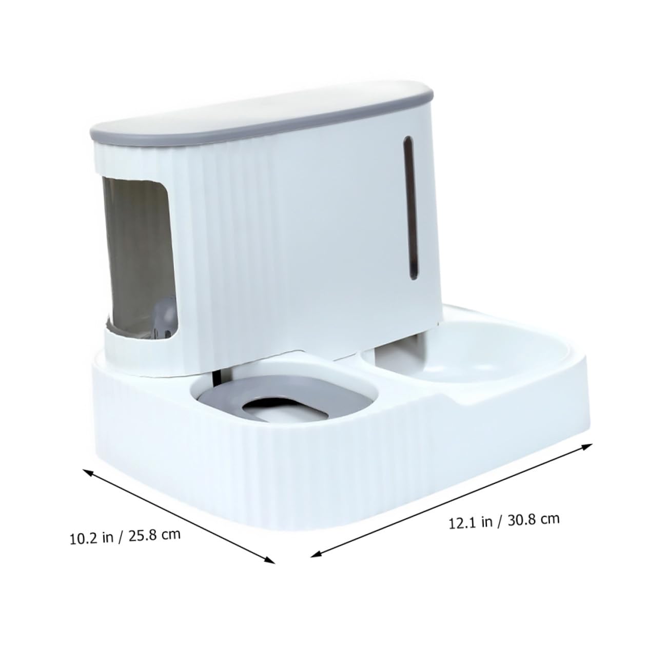 DOITOOL Distributeur Automatique d'eau et Nourriture pour Animaux Gamelle Amovible Grosse Capacité Design Anti-Débordement pour Chiens et Chats Usage Domestique et Voyage