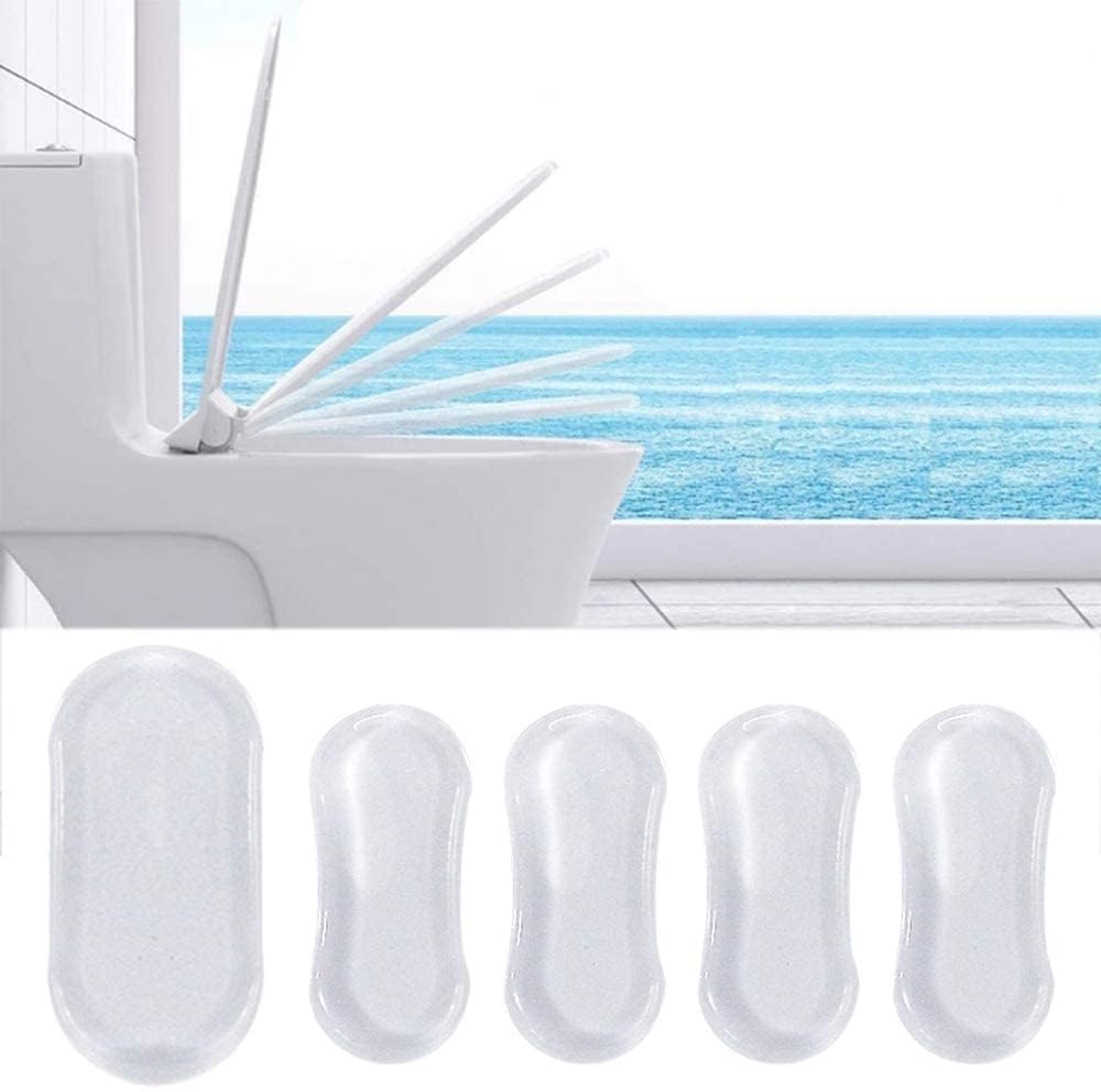 HIKIN SUPERMARKET™ 5 Pcs Universal Toilet Seat Bumper (B0CXPYNKXB) Amazon Price History, Amazon Price Tracker