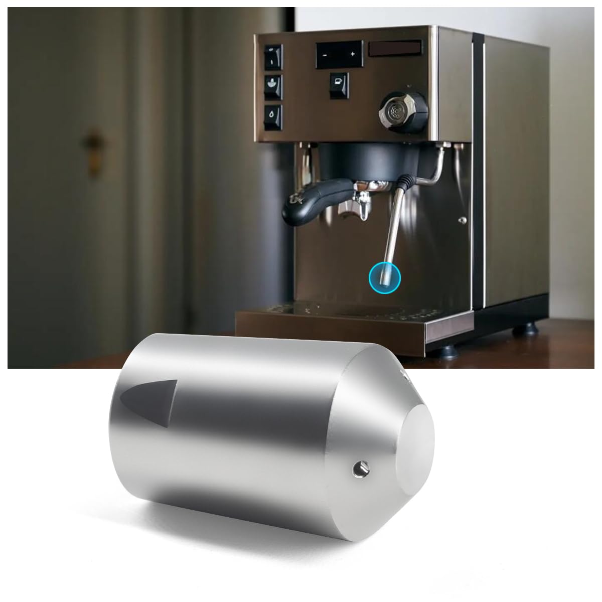 ま*っ様 【訳あり】Rancilio エスプレッソマシン ステンレスとタンパーな ま*っ様 【訳あり】Rancilio エスプレッソマシン ステンレスと