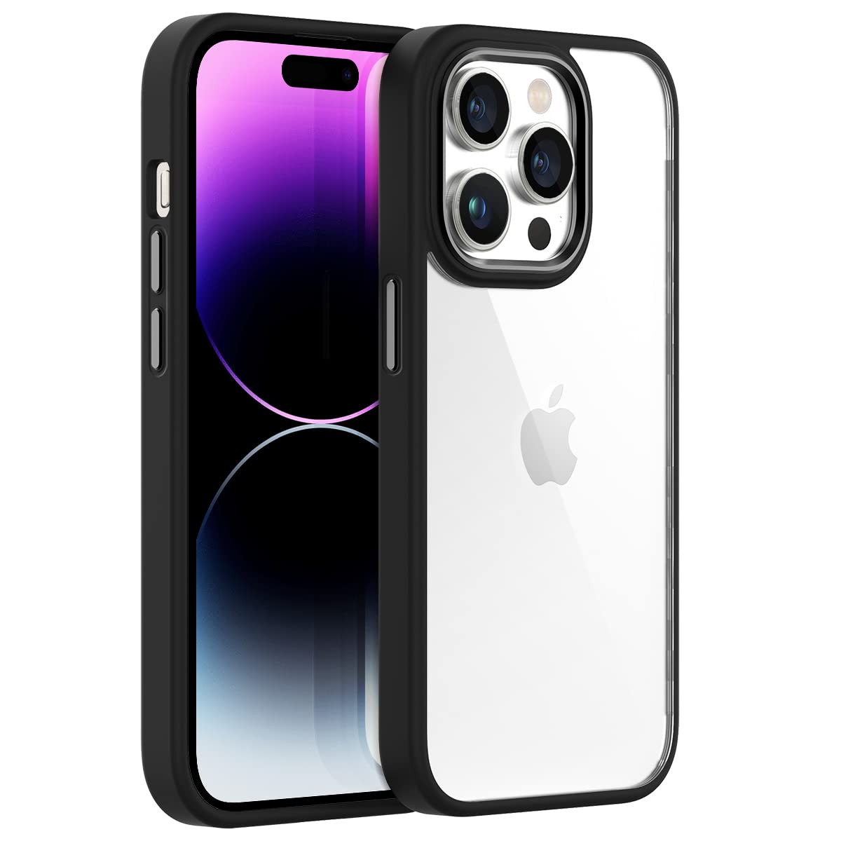 BUFF LABS, Buff Iphone 14 Pro Max New Air Bumper Kılıf, Koruyucu Telefon Kılıfı, New Air Bumper, Siyah