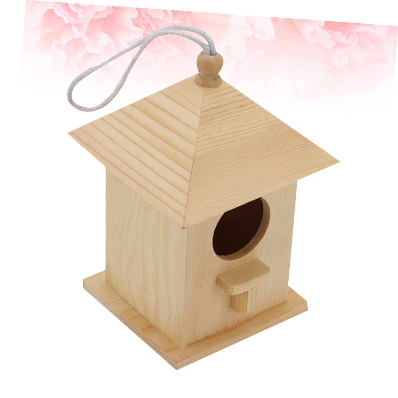 BESPORTBLE 3stücke Vogelhaus Für Kleine Vögel Bequemer Lebensraum Für Kanarienvögel Papageien Co Für Garten Und Außenbereich Natürliche Holzoptik Robust Und Einladend