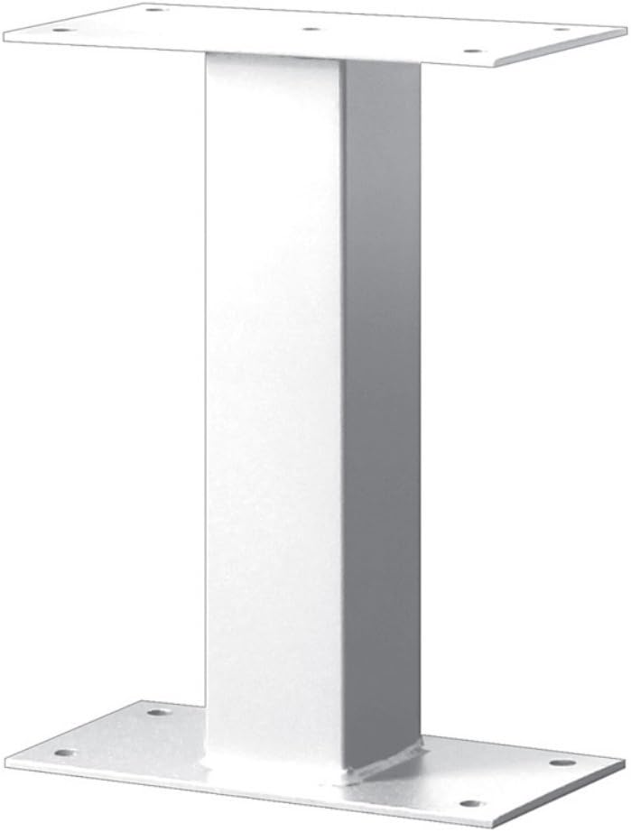 Salsbury Industries 4395SLV Standard Pedestal, Silver, 16 in. H