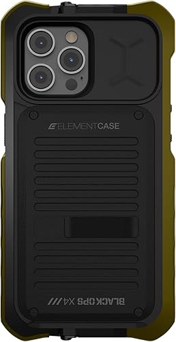 Miniatura 1 de Element Case Black Ops - Funda para iPhone 13 Pro Max, agresivamente resistente, táctica y a prueba de golpes con cartera/tarjetero y soporte