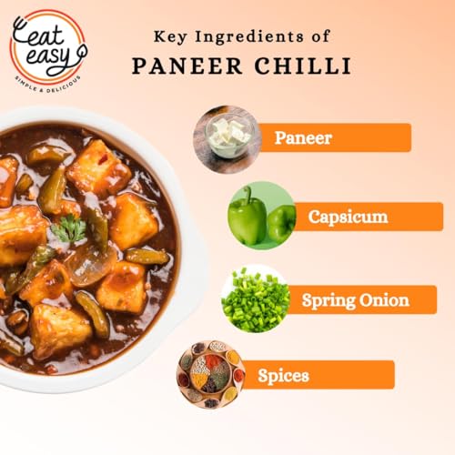 Image of Eat Easy Ready To Eat Desi Chinese Food- Combo of 7, Freeze Dehydrated | Schezwan Rice, Spicy Manchow Soup, Sweet Corn Soup, Protein Rich Paneer Chilli, Veg Manchurian, Mexican Rice, Veg Fried Rice