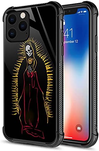 CARLOCA Compatible with iPhone 13 Pro Max Case,Holy Death Graphic Design Shockproof Anti-Scratch Drop Protection Case for Apple iPhone 13 Pro Max
