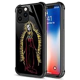 CARLOCA Compatible with iPhone 13 Pro Max Case,Holy Death Graphic Design Shockproof Anti-Scratch Dro