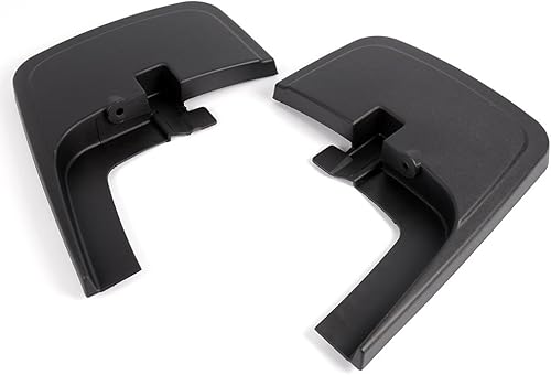 Miniatura 3 de G-PLUS Juego de 4 aletas de barro moldeadas resistentes para Ford F150 (para camiones con guardabarros), juego de 4 unidades, color negro