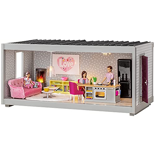Lundby Modul Room Ergänzung Puppenhaus Life und Creative- B: 44 cm - Bausatz - Zimmer - Stockwerk - Wohnung…