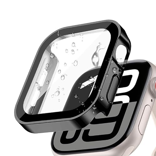 FINEEN �A�b�v���E�H�b�` �h�� �J�o�[ Series Ultra3/2/Ultra/11/10/9/8/SE3/SE2/SE/7/6/5/4 46mm ��̌^ �V�f�U�C�� 3D���p�G�b�W �����^ PC+�K���X�f�� �����ߗ� ���ϋv �S�ʕی� �����ȒP