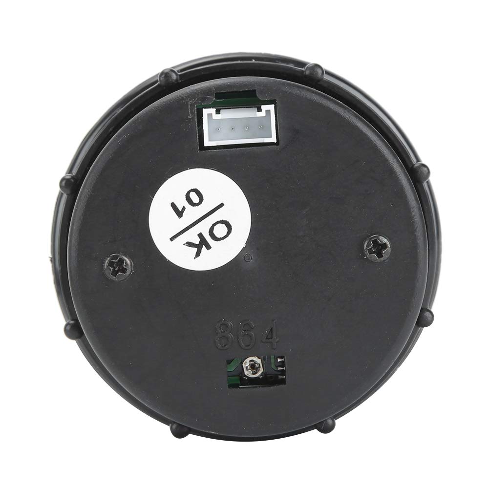 Medidor digital de temperatura de escape de 52 mm y 2,0 pulgadas con motor paso a paso - Pantalla EGT de alta precisión para modelos modificados a gasolina - Esfera iluminada para