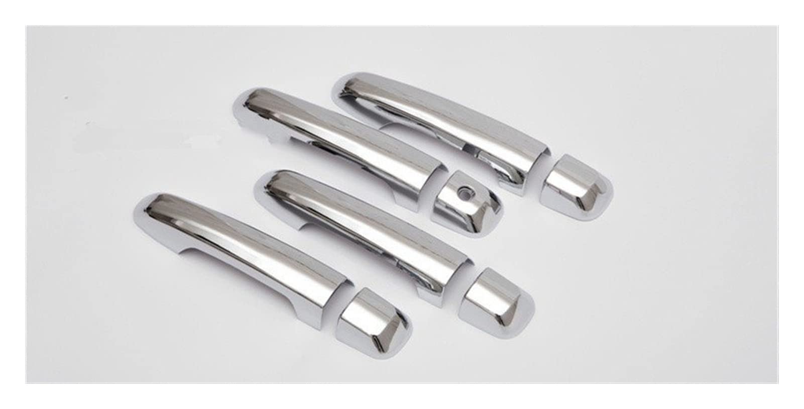 QWQTHGS Car Exterior Door Handle Cap for Land Cruiser Prado FJ150 2010-2017 Abs Chrome Car Door Handle Covers Accessories Stickers