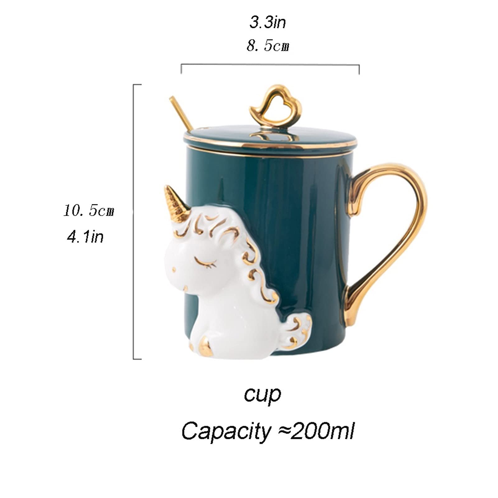 Zestawy filiżanek i spodków Sweet Pocałunek Jeleń Kawa Para Handmade Funny Embossed Animal Ceramic Cup Para Herbata Cup jest idealnym prezentem ślubnym dla panny młodej i pana młodego Zestaw kubków