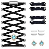 Gain de temps: le système de laçage rapide SNZ vous permet d'enfiler et d'enlever vos chaussures en quelques secondes seulement. Les lacets sans nœuds sont parfaits pour les enfants, les personnes âgées et les personnes handicapées, pour un usage plus facile.