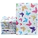 UCGOU 4x8 Inch 50pcs Poly Bubble Mailers Padded Envelopes Boutique Custom Bags Shipping Envelopes Bags Waterproof Envelopes (Colorful Butterfly)