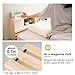 EMOOR Pallet Bed Slats Headboard 2-Piece Set (Twin) Pine Wood Natural, Japanese Futon Mattress Floor Sleeping Tatami Mat