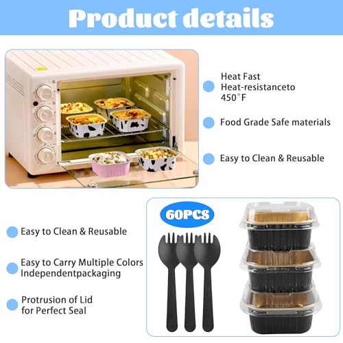 30% Off 60 Mini Baking Molds with Lids & Spoons - Image 4