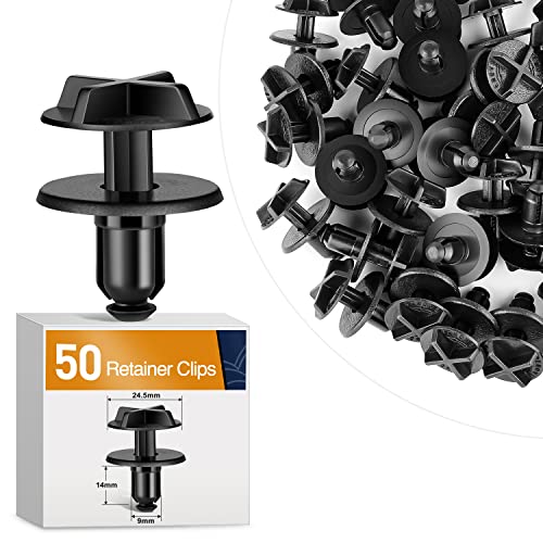 image for GOOACC 50Pcs Lower Radiator Shield Push-Type Retainer Fender Liner Riv