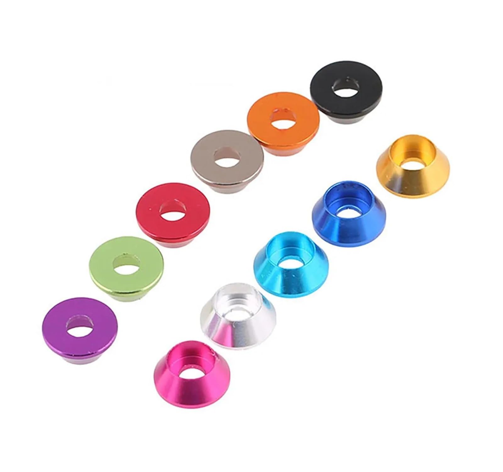 Viti Testa Lente M4 Viti A Testa Lente In Alluminio Anodizzato M4, Per Progetti Fai-da-te, Hobby E Riparazioni - Lunghezze Varie Set Viti Alluminio Anodizzato - Foto 13