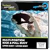 AQUA Fitness, 3-in-1 Combo Pull-Kick-Swim Kickboard, EVA Foam Swim Training Device, Adults