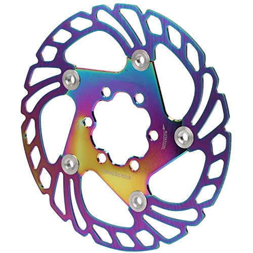 Mountain Bicycle Disc Brake Rotors Fine Workmanship Corrosion Resistant Cycling Accessory 1 Piece 140mm for Outdoor Sports Enthusiasts (140MM)