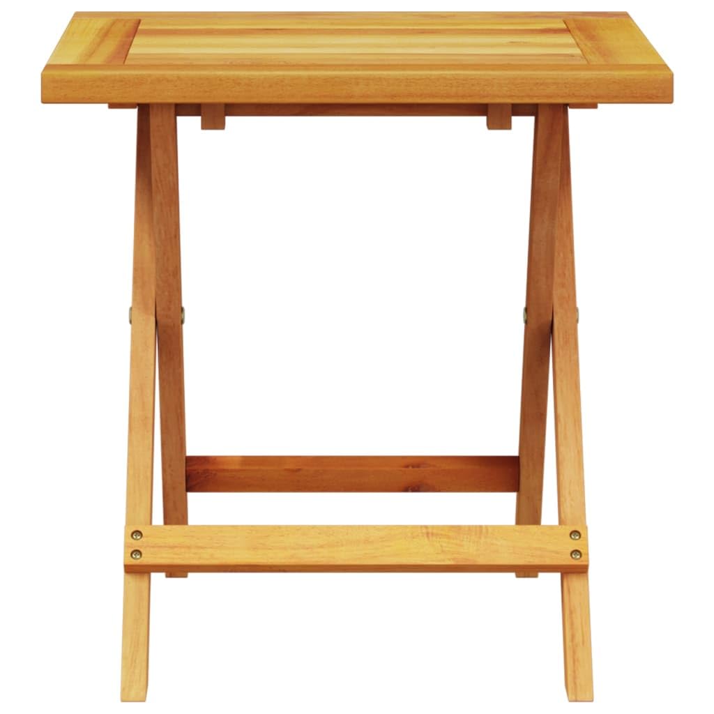 vidaXL Tumbonas con Mesa 2 Unidades Madera Maciza de Acacia