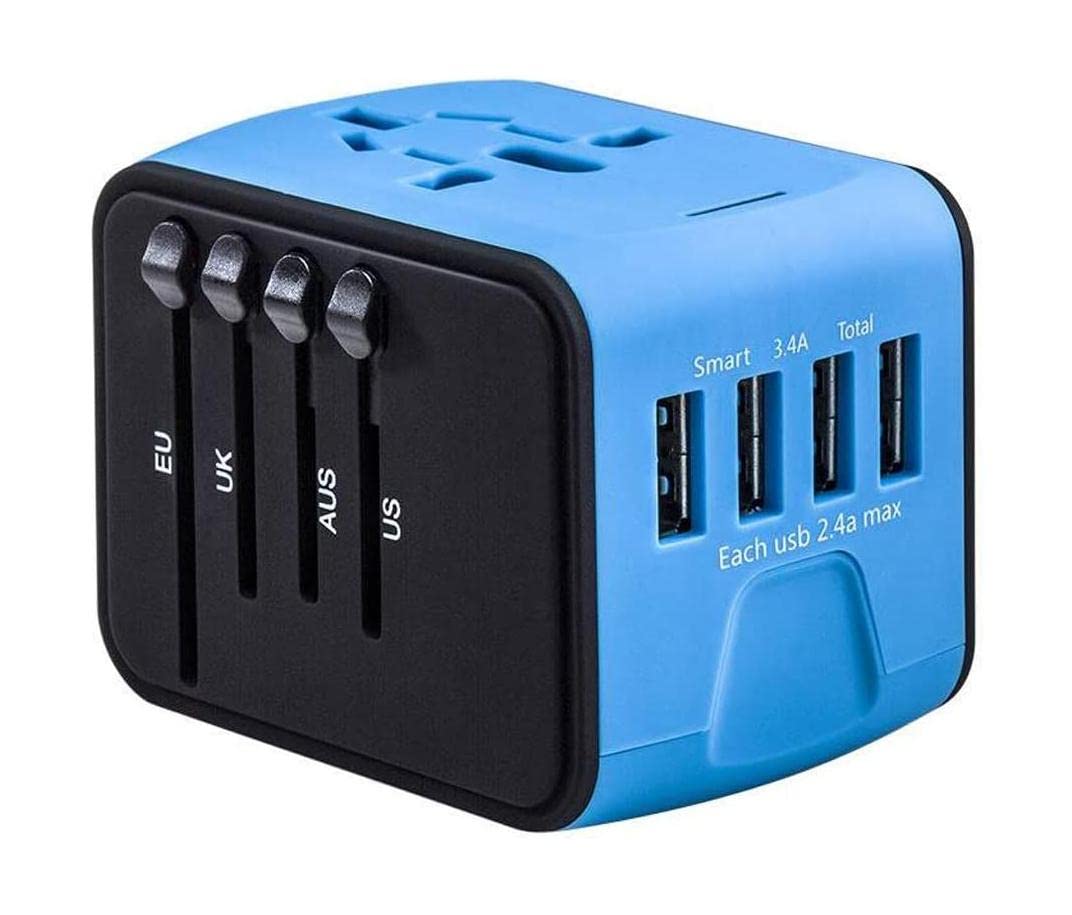2000 W Internationaler Universal-Reiseadapter mit USB-Anschlüssen All-in-One-Weltreise-Netzadapter für USA EU UK AUS