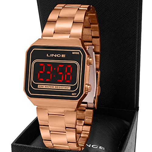 Relógio de Pulso LED Feminino Clássico Digital MDR4645L