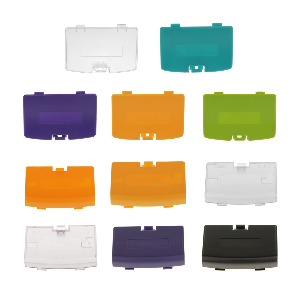 Replacement Battery Cover Door Lid for Nintendo Gameboy Advance GBA Orange-image-21